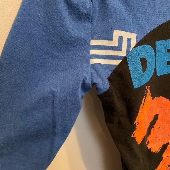 VTG Detroit Pistons Shirt Bad Boy Basketball Reworked Black Market 3 Peat - Picture 5 of 12